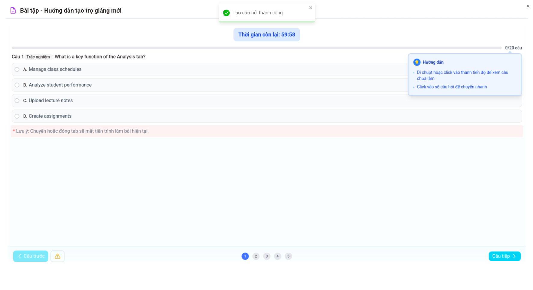 Phần câu hỏi bài tập