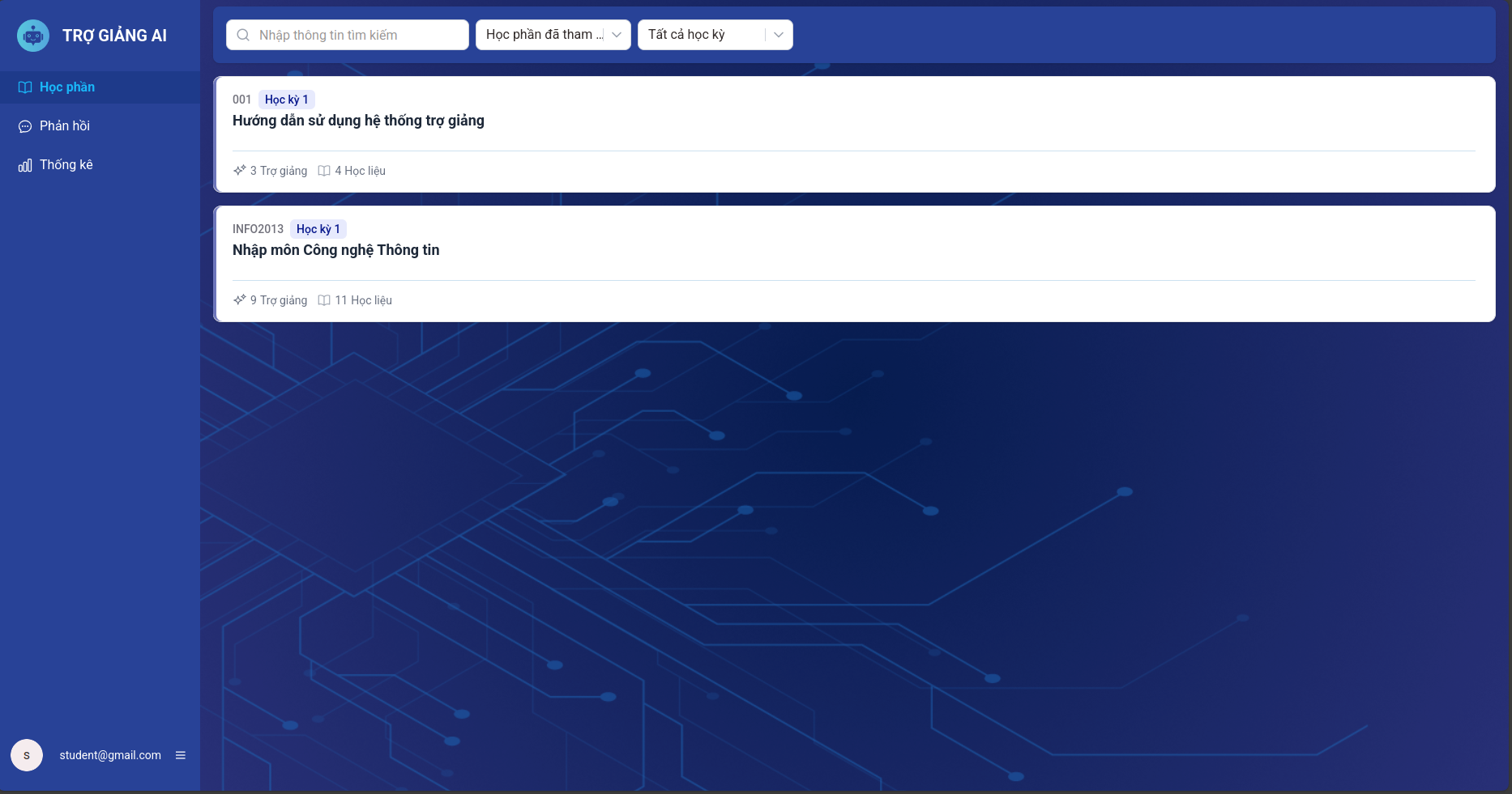 Học phần sinh viên